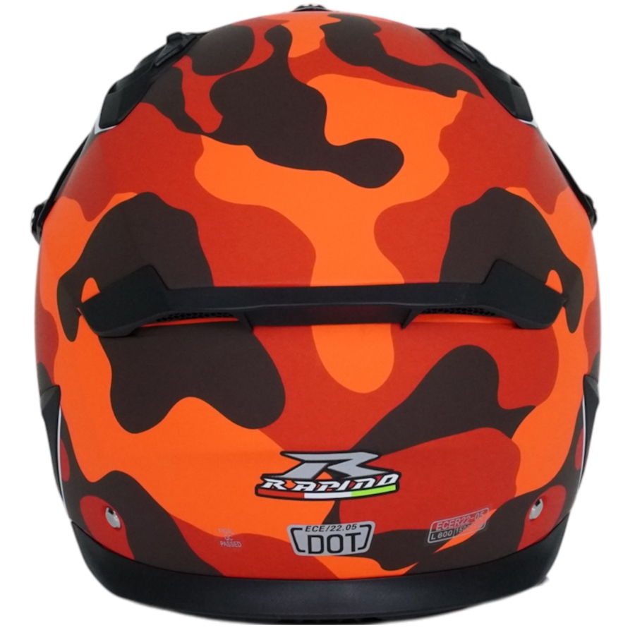 کلاه کاسکت فک جداشونده راپیدو مدل 890+ rd camo