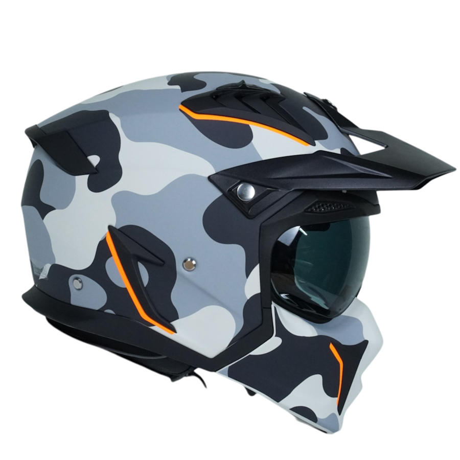 کلاه کاسکت فک جدا راپیدو مدل 890-CHO